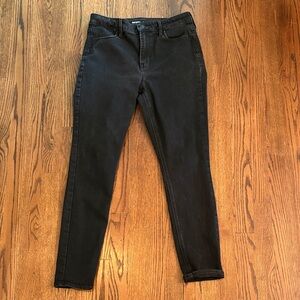 Old Navy Black Skinny Jeans - High Rise Slim Fit